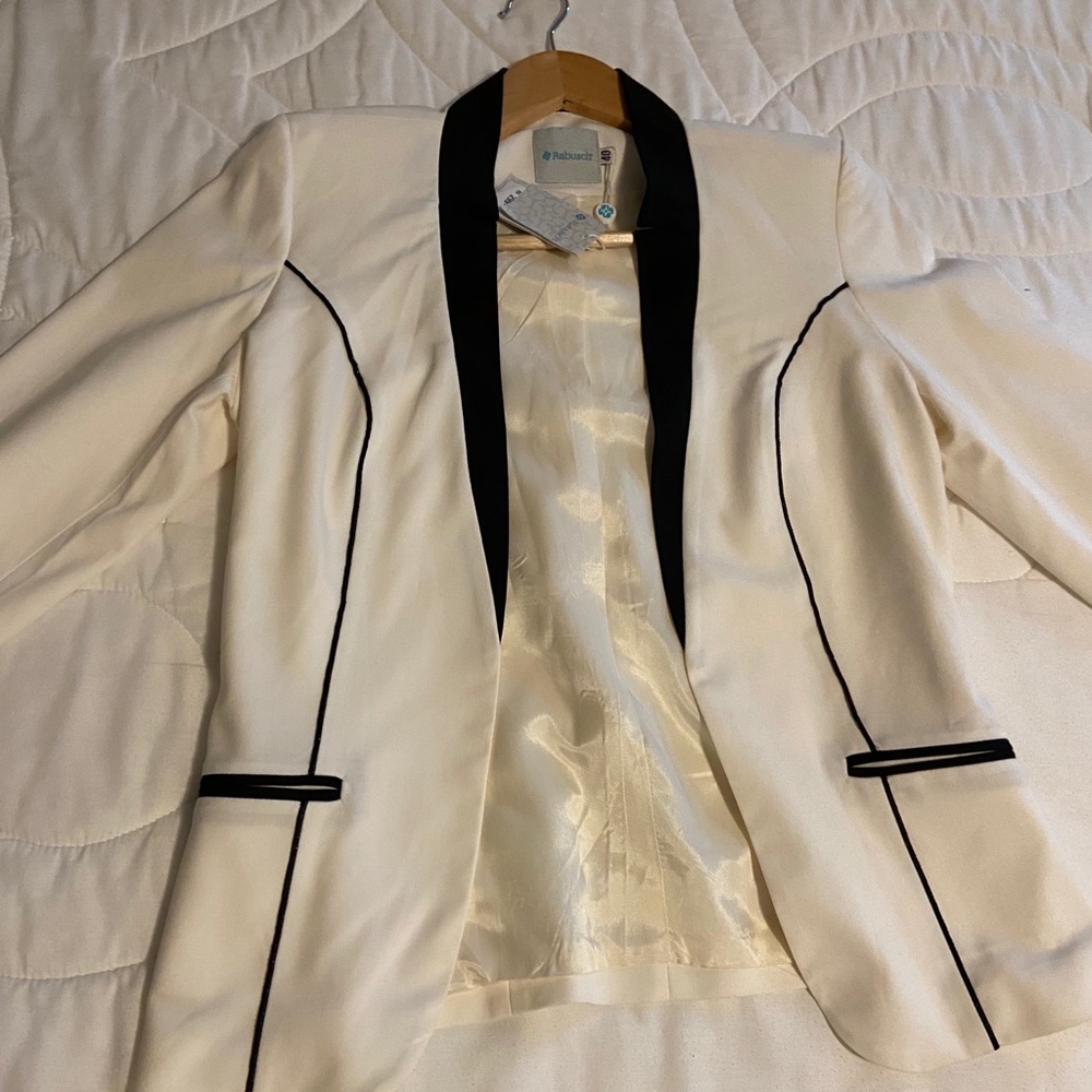 Rabusch (Brazilian Brand) | White and Black Blazer